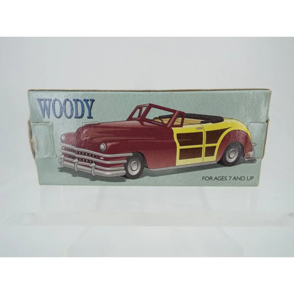 Restoration Hardware Classic Tin Toys 1947 Woody Car Ornament with Box